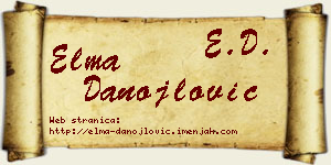 Elma Danojlović vizit kartica